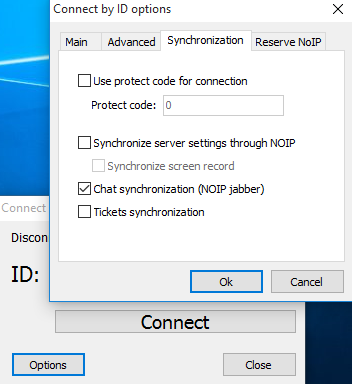 Chat synchronization Server