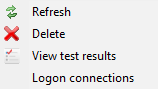 context menu