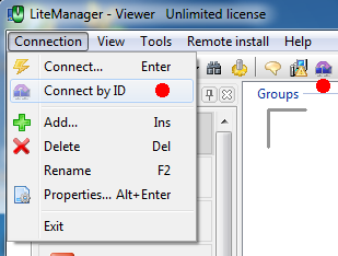 How to connect by ID