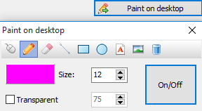 Paint on desktop