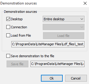 demonstration source