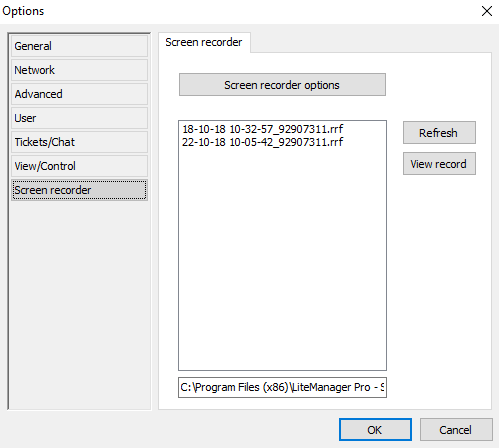 Screen recorder.