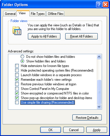 Simple File Sharing Simple File Sharing