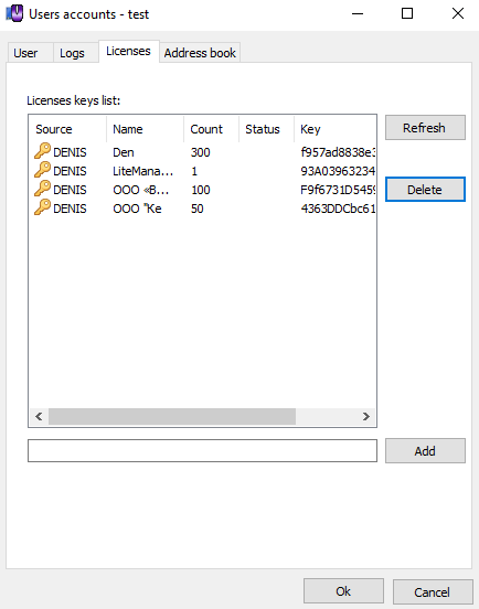licenses keys of Viewer