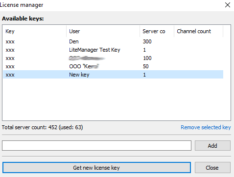 viewer keys