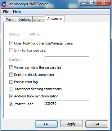 allow contact synchronization on NOIP