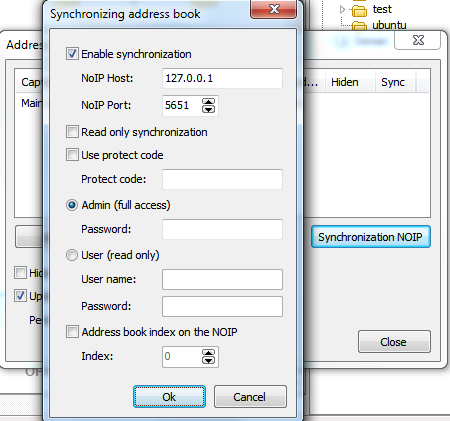 synchronization window
