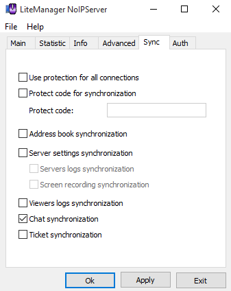 Chat synchronization NOIP