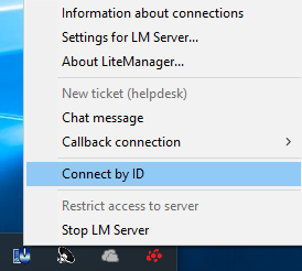 Server side open connect by ID