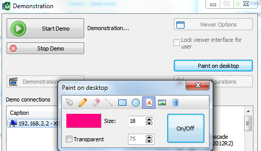 Paint on desktop