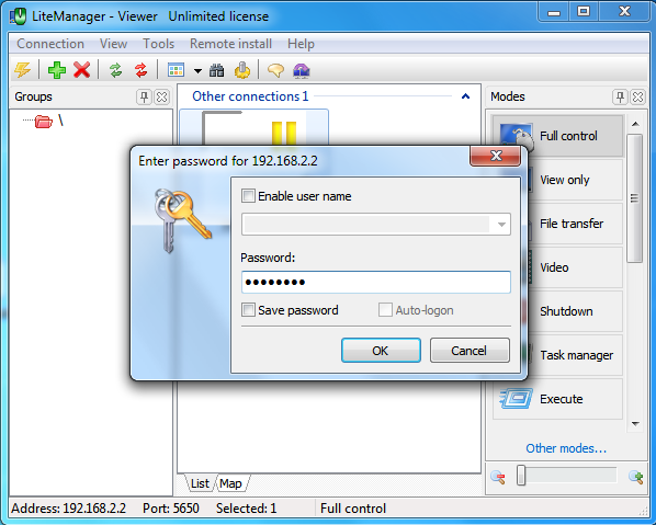 password Entry
