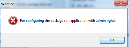 configuration error