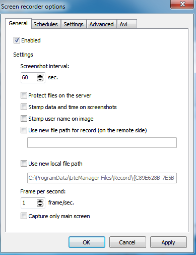 activate screen recording