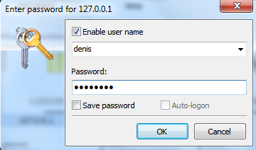 connect through Viewer using the LM users