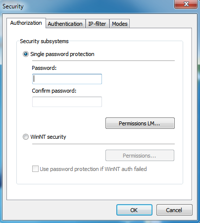 password protection
